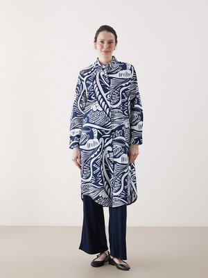 Lc Waikiki Yeni Sezon Desenli Kadın Gömlek Tunik