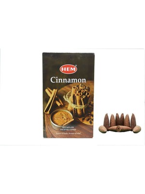 Lorvento Cinnamon Backflow Konik Tütsü 120 Adet – Şelale Buhurdanlık Geri Akış Tütsüsü