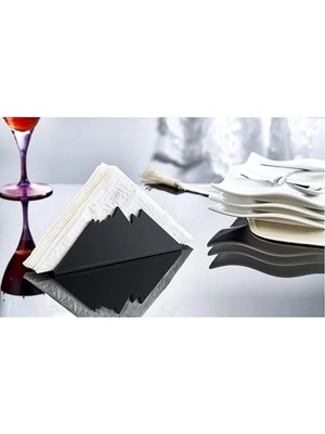 MegaSepet Dekoratif Everest Dağı Görünümlü Plastik Lüks Peçetelik