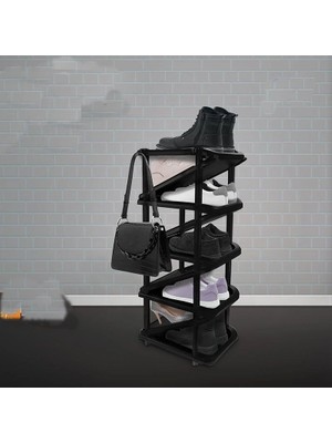 MegaSepet Çift Taraflı 9 Katlı Pratik Ayakkabılık -  Askılı Ayakkabı Rafı