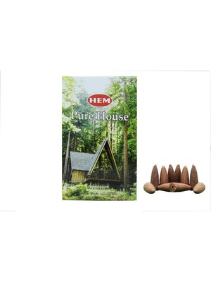 Lorvento Pure House Backflow Konik Tütsü 120 Adet – Şelale Buhurdanlık Geri Akış Tütsüsü