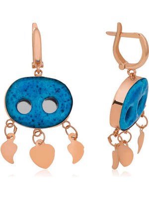 Fm Gümüş Süryani Gözü Küpe