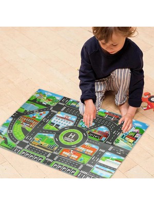 Just Cheap Store Çocuk Oyun Matı (Mutlu Şehir Hayatı)