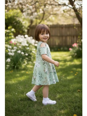 Babexi Çiçek Desenli Elbise