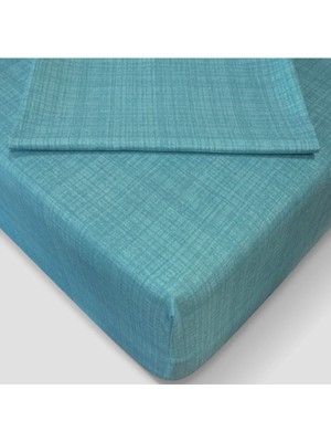 CS İlkim Çift Kişilik Çift Yastıklı Petrol Lastikli Çarşaf 160X200