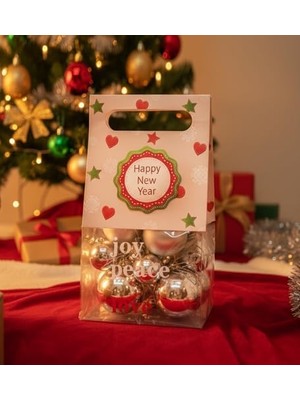 Storemax Yılbaşı Ağaç Süsü Seti – 20 Parça (3 Boyut, Hediye Kutulu) (Gümüş)