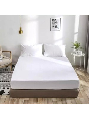 CS İlkim Beyaz Renkli %100 Pamuklu Penye Lastikli Çarşaf 1.kalite Yerli Üretim