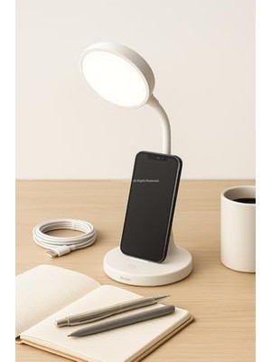 Storemax Şarjlı Dokunmatik Bükülebilir Masa Lambası Gece Lambası Ayarlanabilir Işık Modlu Şarjlı Taşınabilir Işık Okuma Çalışma Lambası