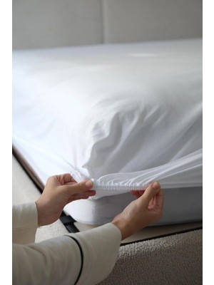 CS İlkim Beyaz Tek Kişilik Lastikli Çarşaf 100X200 cm – Pamuklu, Ütü Istemez, Terletmez, Yumuşak ve Dayanıklı