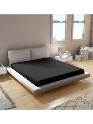 CS İlkim Penye Lastikli Çarşaf %100 Pamuk Tek Çift Battal Boy Siyah Renk ?