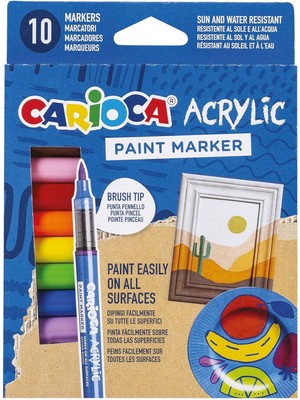 Storemax Akrilik Paint Marker Su Bazli Fırça Uçlu 10'lu