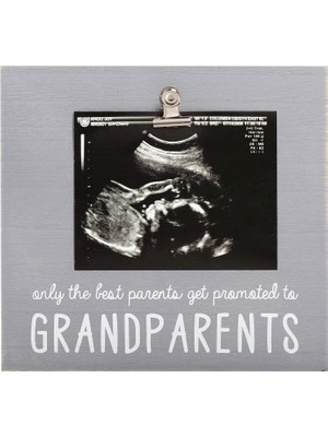 Storemax Sonogram Fotoğraf Çerçevesi Büyükanne ve Büyükbaba Için Bebek Hatıra Resim Çerçevesi, Hamilelik Duyurusu, Bebeğin Ilk Hediyeleri, Tatil Hediyeleri, Bebek Tatil Hediyeleri, Gri