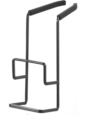 Storemax Home Musluk-Asma Sünger Tutucu-Mutfak Düzenleyici Lavabo Rafı Sepeti, Çelik, Siyah, Tek Boyut