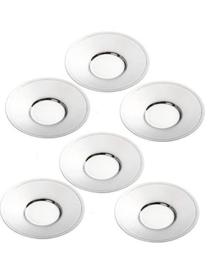 Storemax 6'lı Yuvarlak Çay Tabak Seti