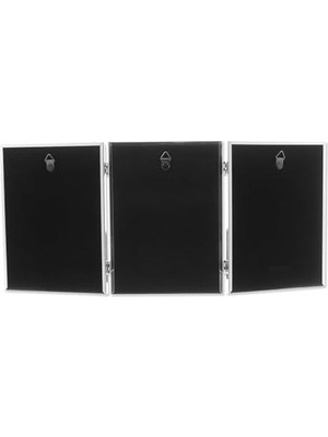 Storemax Frames Resim Çerçevesi, 3 Kat (Dikey), Metal, Gümüş Kaplama, Zarif Inci Süslemeli, 12,7 x 17,8 cm