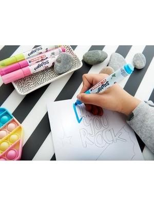 Storemax 14 Funtastıcs Çocuklar Için Kalın Uçlu Keçeli Kalem 18'li Set - 2-3 mm Yuvarlak Uç