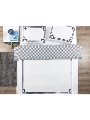 Storemax Alher Çift Kişilik Nevresim Takımı - Lacivert