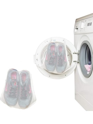 Storemax Kapak Bağlamalı Ayakkabı Yıkama Filesi, Çok Renkli, Medium