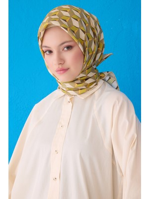 Belli 2025 Yaz Sezonu % 100 Twill Ipek Eşarp 4112D 30