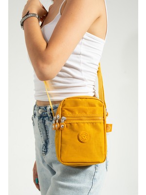 Teal Collection Unisex Mini Çapraz Çanta – Çok Gözlü, Hafif ve Günlük Kullanım Için Uygun