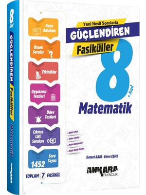 Storemax Ankara 8.sınıf Matematik Fasikül Konu+Soru