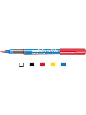 Storemax Akrilik Paint Marker Su Bazli Fırça Uçlu 5'li