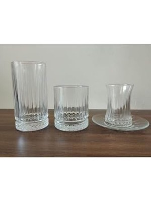 Storemax Su Bardağı Meşrubat Bardak ve Çay Takımı 24 Parça 1657275036481