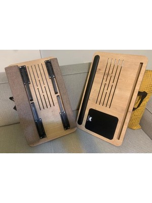 Storemax Axolotl Supplyplus Safir Telefon Tablet Bölmeli Katlanır Ayaklı Minderli Laptop Sehpası Bilgisayar Çalışma Masas