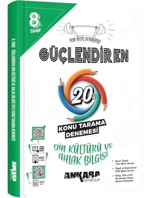 Storemax 8.⁠ ⁠sınıf Güçlendiren Din Kültürü ve Ahlak Bilgisi 20'li Konu Tarama Denemesi