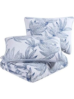 Storemax Bahama Yorgan Takımı, Pamuk, Mavi, Kraliçe