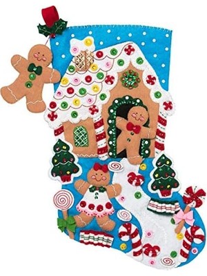 Storemax Keçe Çorap Seti Gıngerbrd