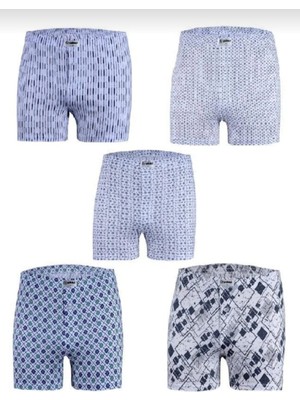 Yıldız 35 Erkek Emprime Desenli Penye Boxer 10 Adet