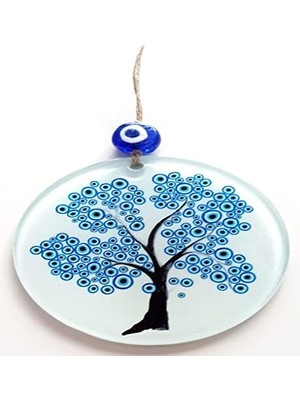 Storemax Mixperi Nazar Ağacı Füzyon Cam Nazar Boncuklu Duvar Dekoru