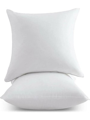 Storemax 2 Adet Kırlent Iç Yastık Ekstra Dolgun 350GR Koltuk Yastığı Balkon Bahçe Aksesuar Yastığı 45X45