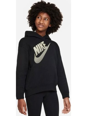 Nike Sportswear  Hoodie Çocuk Siyah Sweatshirt