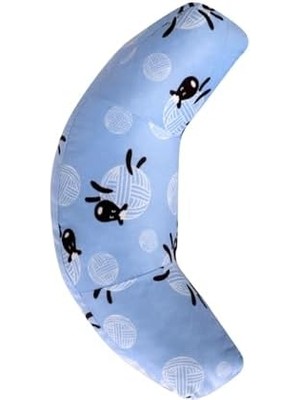 Storemax Seyahat Boyun Yastığı Ortopedik Araba Otobüs Uçak Yolculuk Yastığı Koyun Desen 30 x 10 Kurtçuk Yastık Koyun