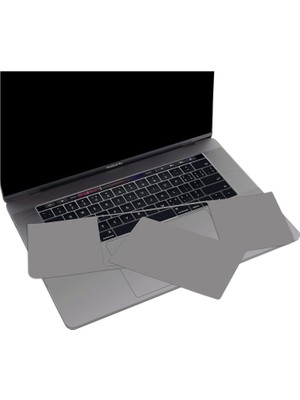 Storemax MacBook Pro 15 Inç Trackpad Koruyucu A1707 A1990 Uyumlu | Gümüş Gri Touchpad Kaplama Film | Çizilmeye ve Aşınmaya Dayanıklı Ince Gri