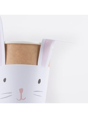 Storemax - Uzun Kulak Tavşan Bardaklar (8'li)