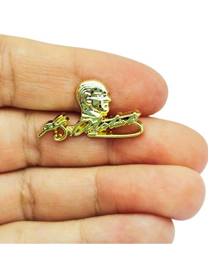 BB Bi Butik Shop Altın Renk Atatürk Imzalı Profil Rozet – Şık Metal Yaka Pin Rozeti Hatıra Aksesuar