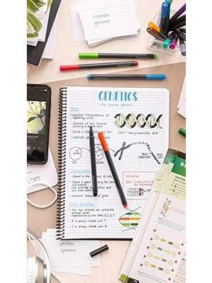 Storemax Grip Finepen Ince Keçe Uçlu Kalem Seti, 30’lu, Pastel ve Neon Renkler, 0.4 mm Hassas Uç, Metal Destekli, Ergonomik Üçgen Gövde