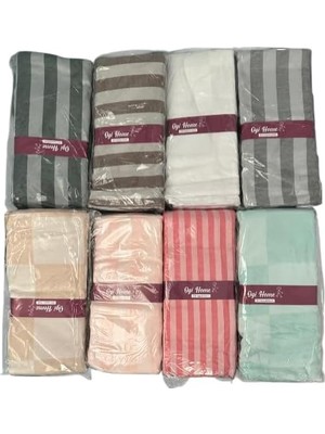 Storemax 2 Adet Pamuk Yastık Kılıfı - 2'li Toka Hediyeli - 50X70CM (Karışık Renk ve Model)