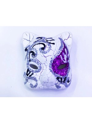 Just Cheap Store Mor Renk Venedik Kedi Model Magnet