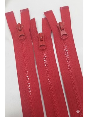 ARZ 75 cm Kemik Kırmızı Fermuar(5 ADET)