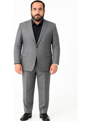 Plus Scorpion Rkek Takım Elbise 4 Drop – Poliviskon Kumaş, Kısa ve Şişman Erkekler Için Rahat Kalıp