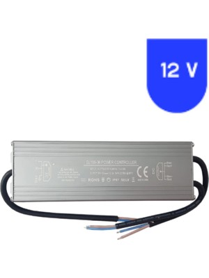 Powerr Led Aydınlatma 12 Volt 10 Amper Dış Mekan Metal Kasa Trafo IP67