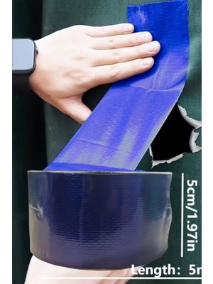 Primeaks Tamir Bandı 48 mm x 10 M | Çadır, Şişme Ürün ve Branda Onarım Bandı | Su Geçirmez Güçlü Bant