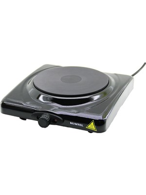 Vanch SİYAH TEK GÖZLÜ ELEKTRİKLİ OCAK HOTPLATE 1500W AYARLANABİLİR TERMOSTAT KOLAY TEMİZLENEBİLİR UYARI LAMBASI LX-7115 (5264)