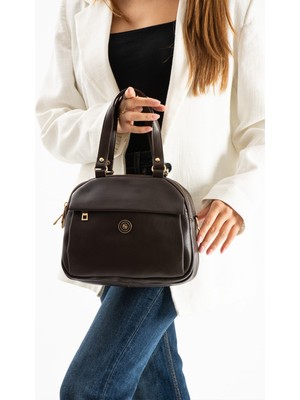 Rky Serenity Sanmorris Kadın Suni Deri Ayarlanabilir Çapraz Askılı Smart Casual Omuz ve El Çantası