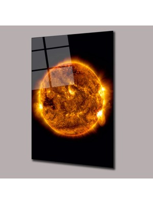 Güneşteki Patlamalar Uzay ve Bilim Cam Tablo PCT0947