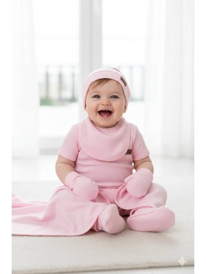 Diamondstar Kız Bebek Raporlu 7 Li Zıbın Hastane Çıkış Seti